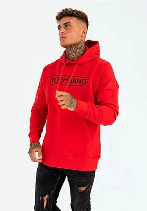Boom Bang (Large Box Logo) Hoodie (Red)