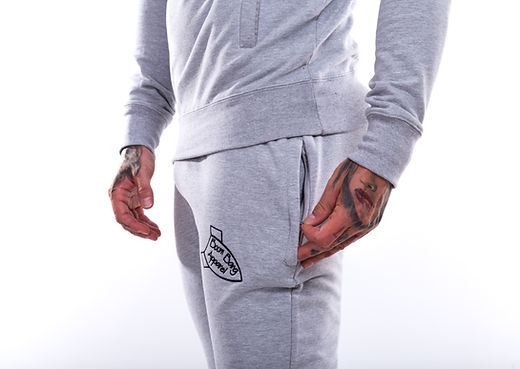Signature Tracksuit Bottoms (Grey)