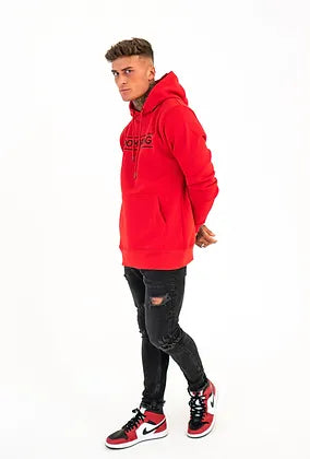 Boom Bang (Large Box Logo) Hoodie (Red)