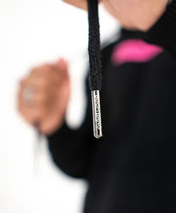 Boom Bang (Pink Box Logo) Hoodie (Black)